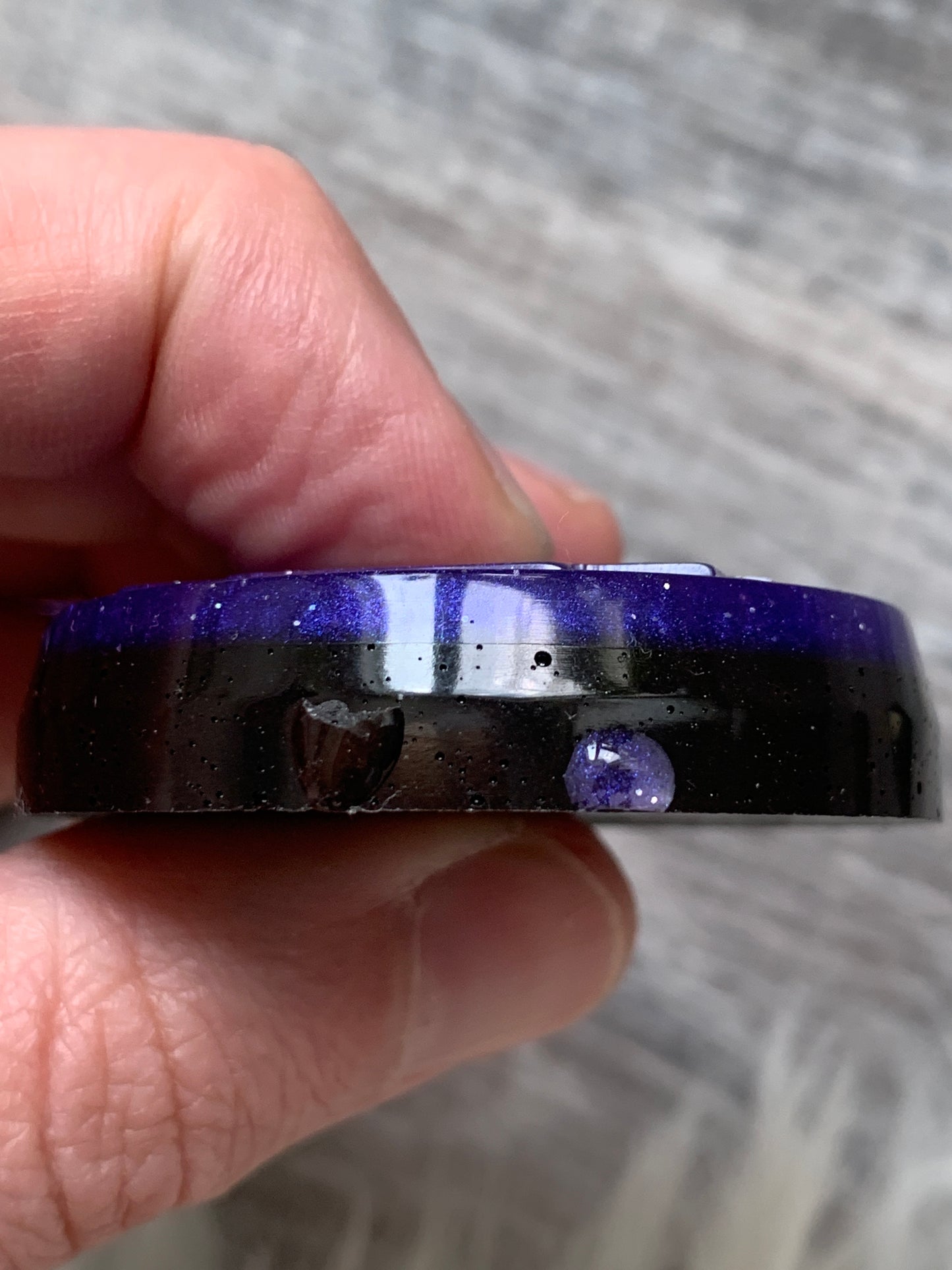Violet Flame Orgonite Pocket Piece