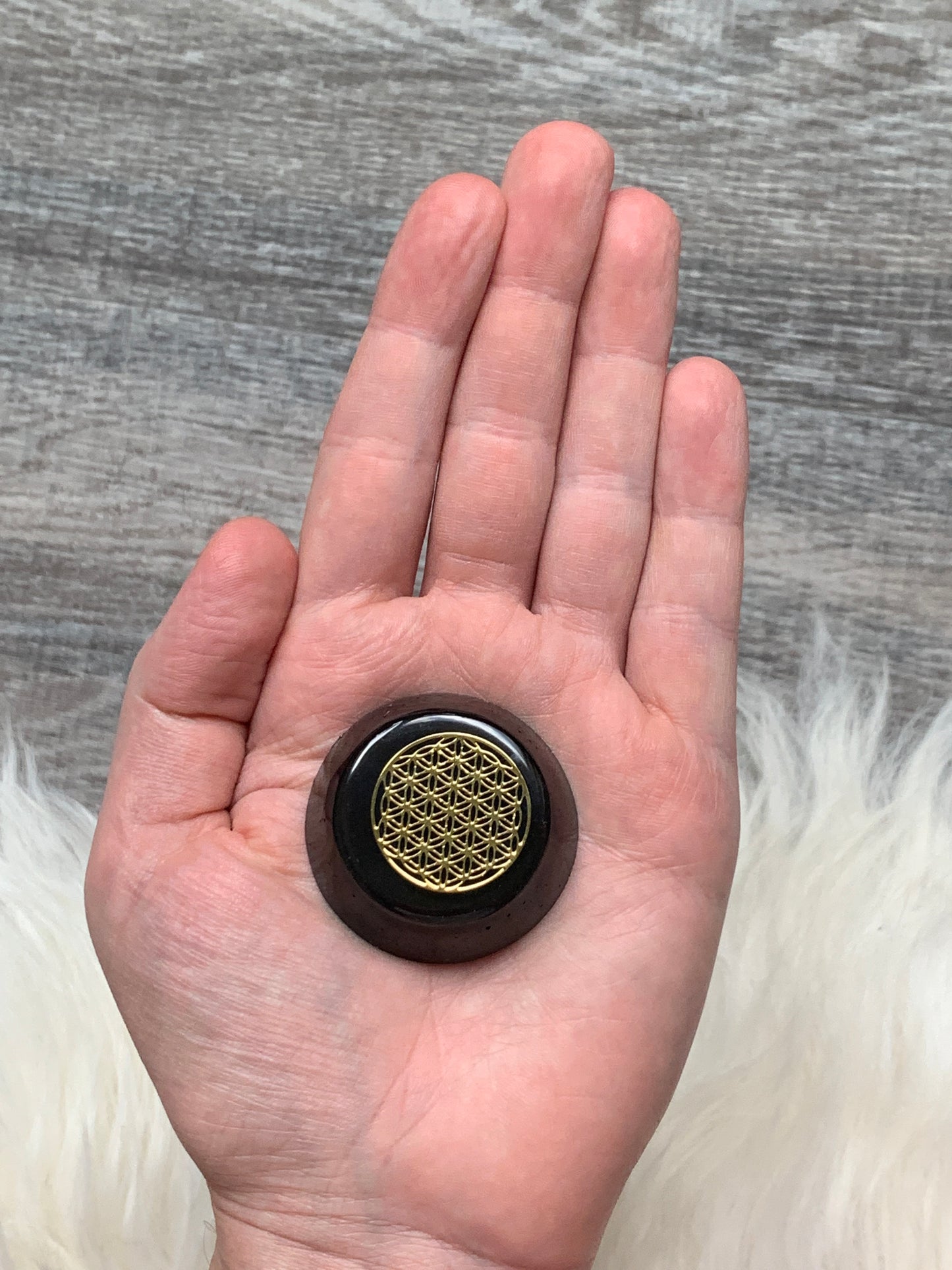 Flower of Life Orgonite Mini Towerbuster