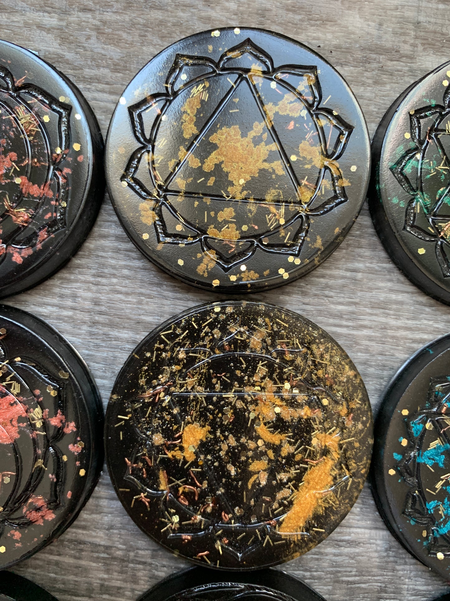 Orgonite Mini Discs - Edges Unsanded