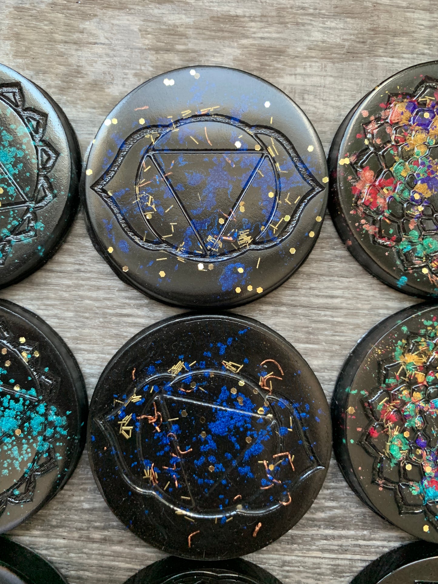 Orgonite Mini Discs - Edges Unsanded