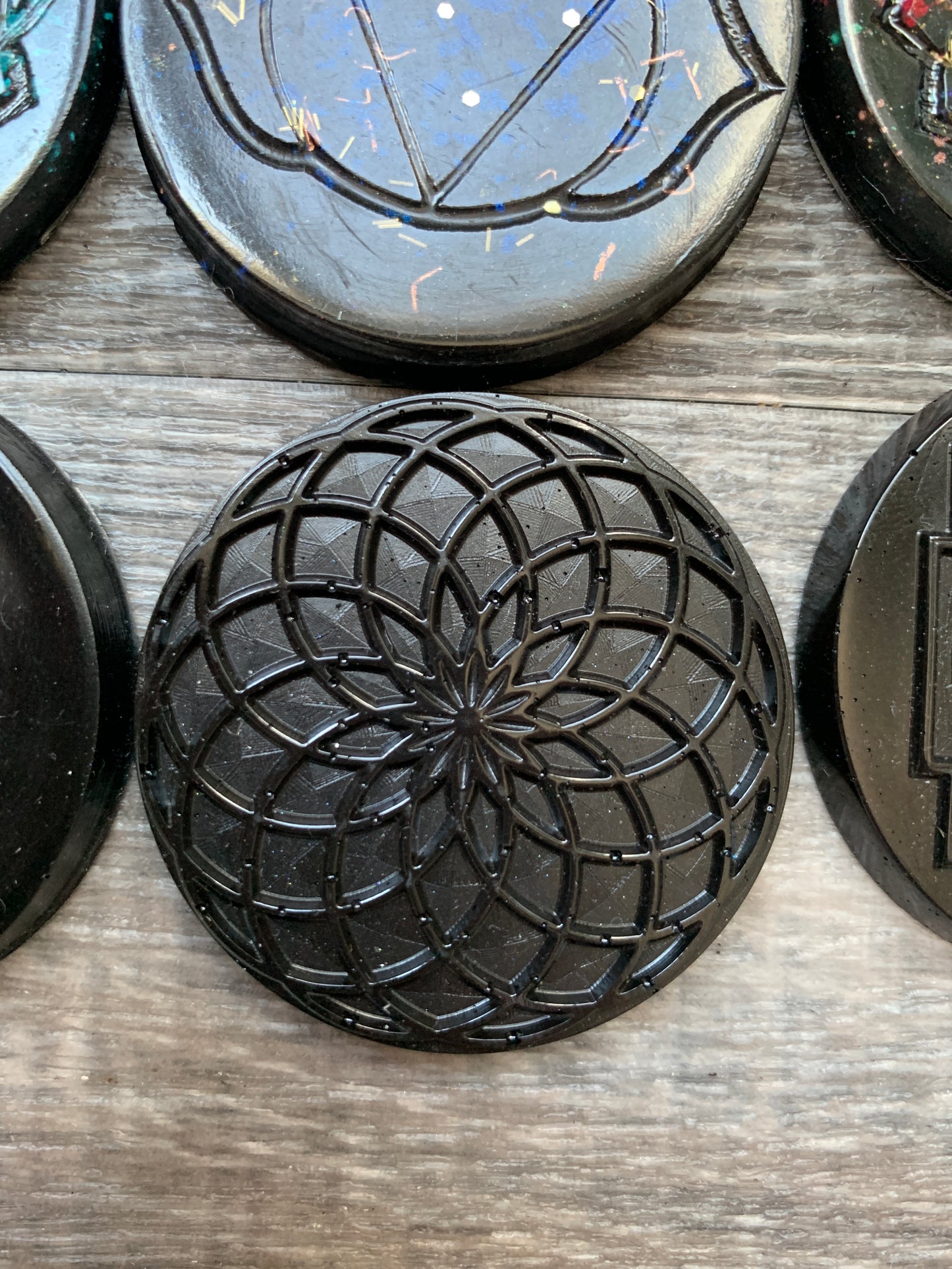 Orgonite Mini Discs - Edges Unsanded