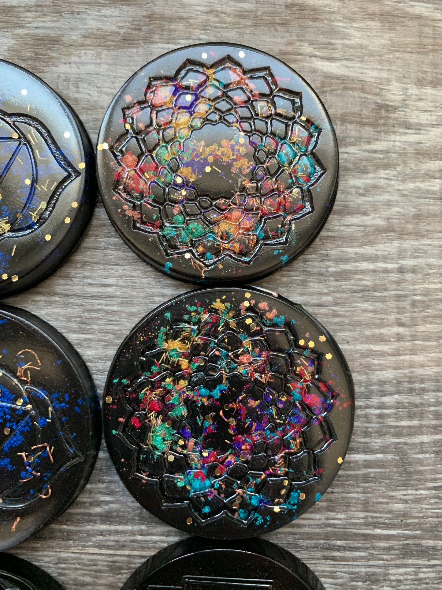 Orgonite Mini Discs - Edges Unsanded