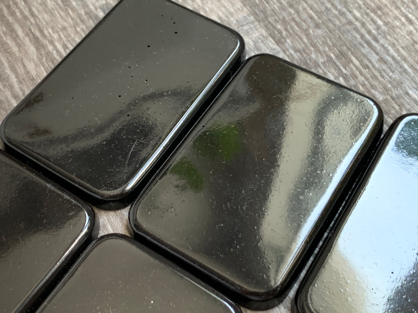 Black Orgonite Block / Mini Plate