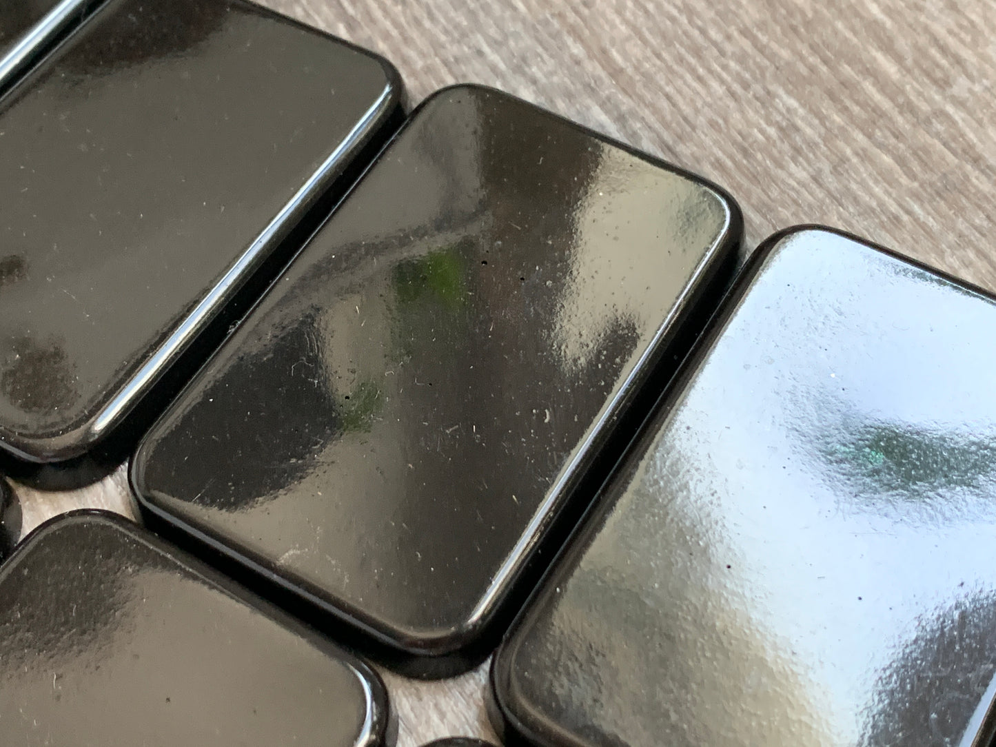 Black Orgonite Block / Mini Plate