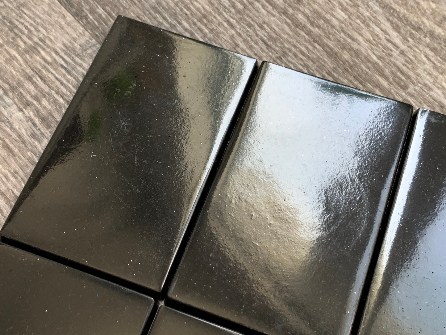 Larger Black Orgonite Block / Mini Plate