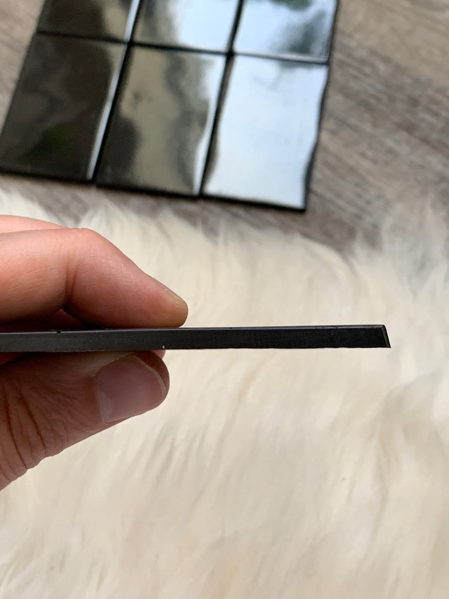 Larger Black Orgonite Block / Mini Plate