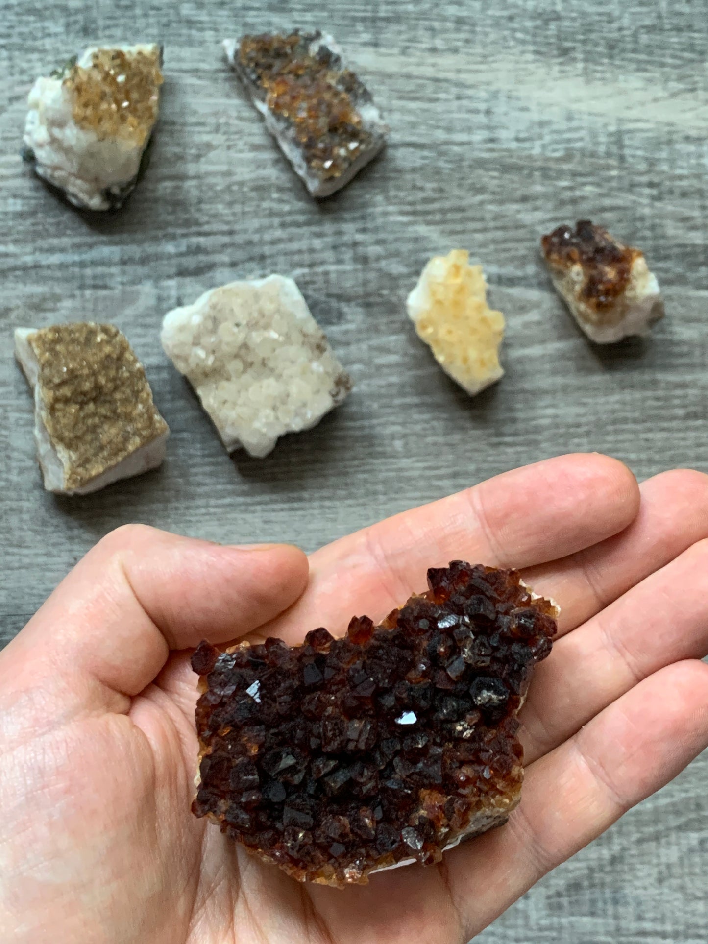 Commercial Citrine Crystal 7 Pack