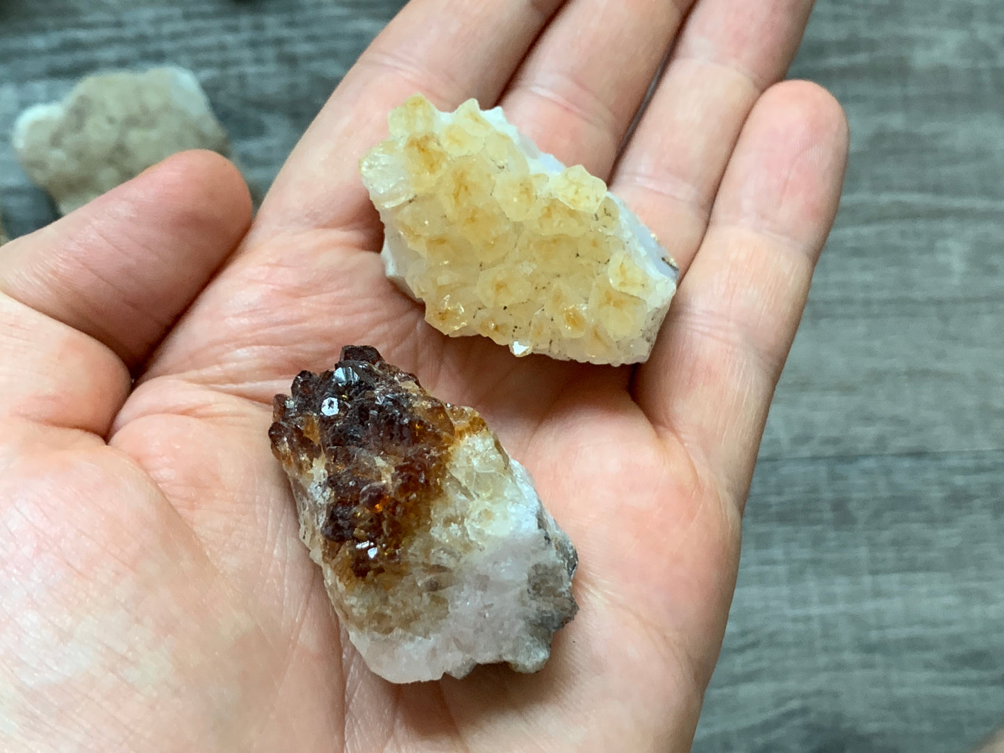 Commercial Citrine Crystal 7 Pack