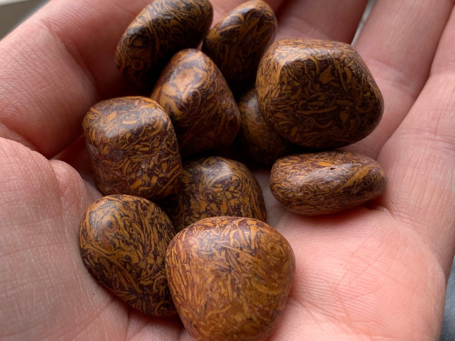 CALIGRAPHY SCRIPT STONE - Polished Tumbled Stones