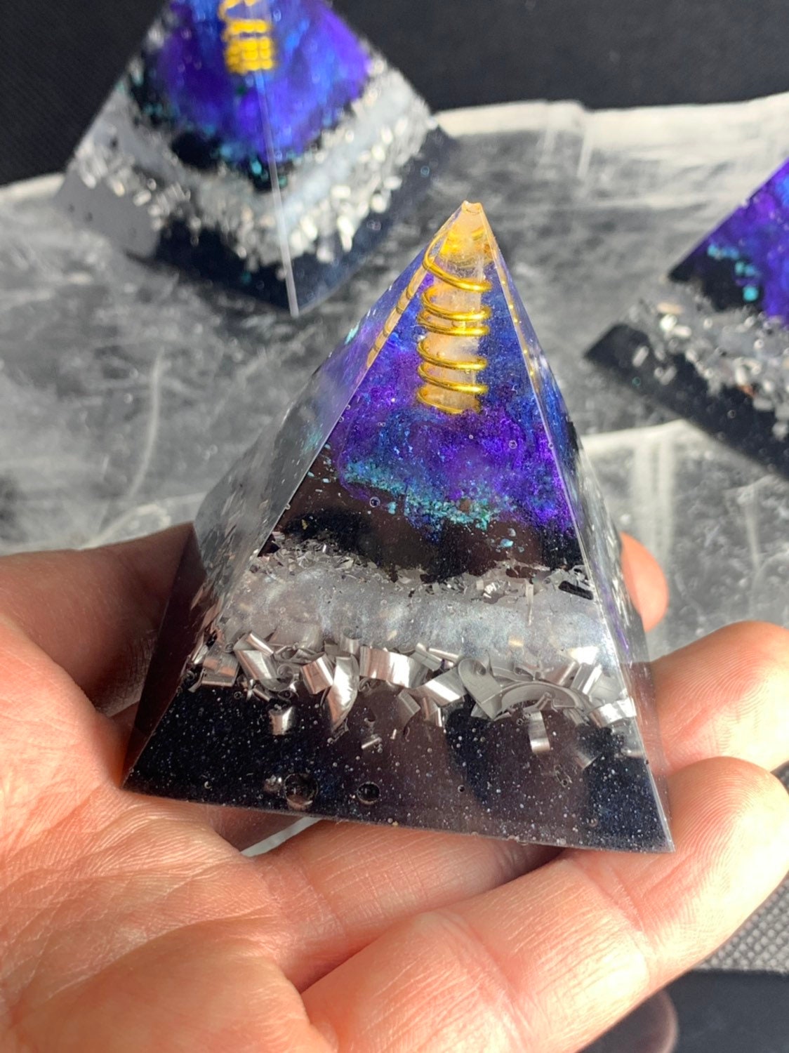 Orgonite® Pyramid - Arcturian Energy Orgone Generator® - Starseed