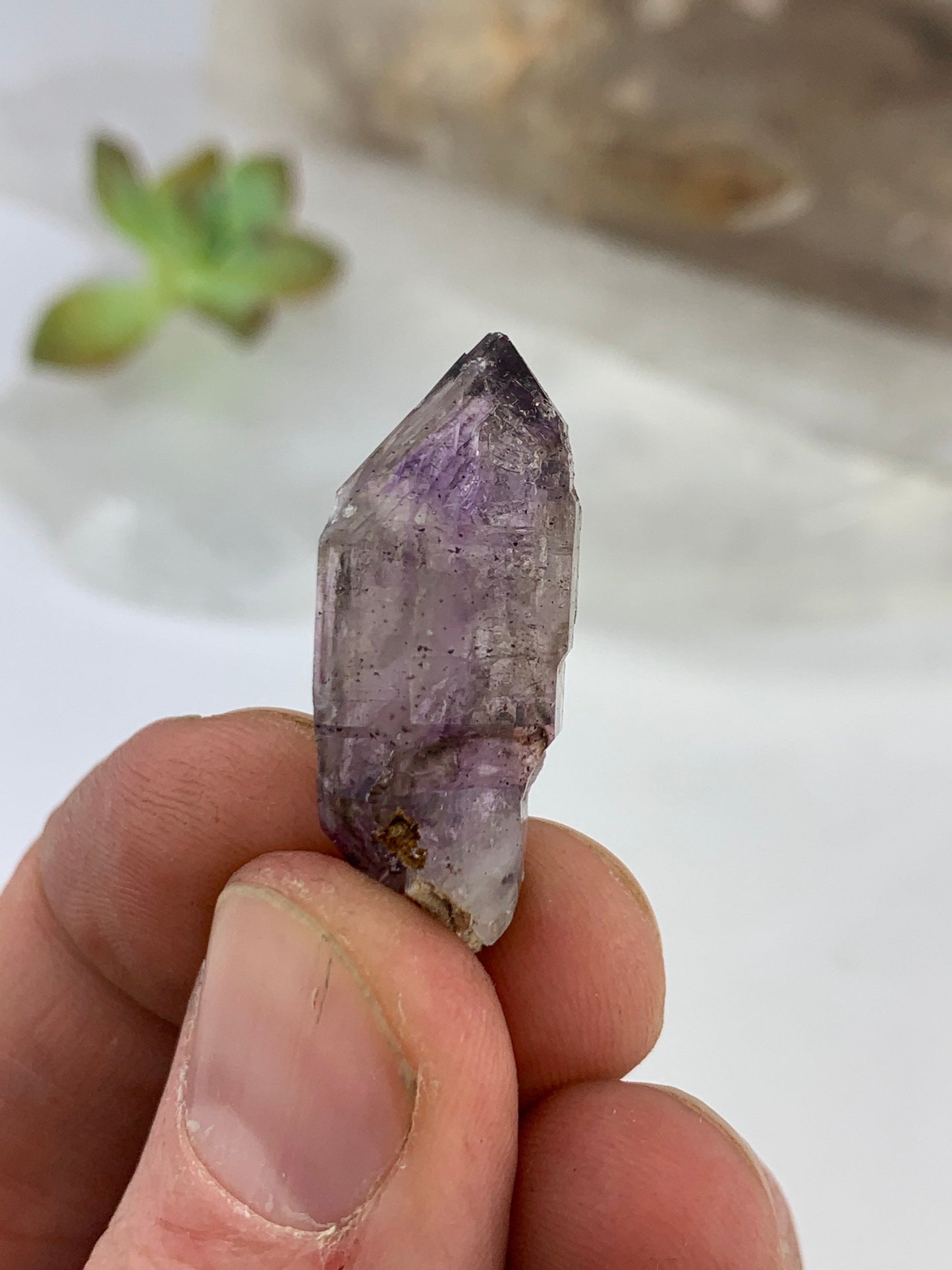 Brandberg Amethyst Crystal - Aqua Man Variety - ZAM19