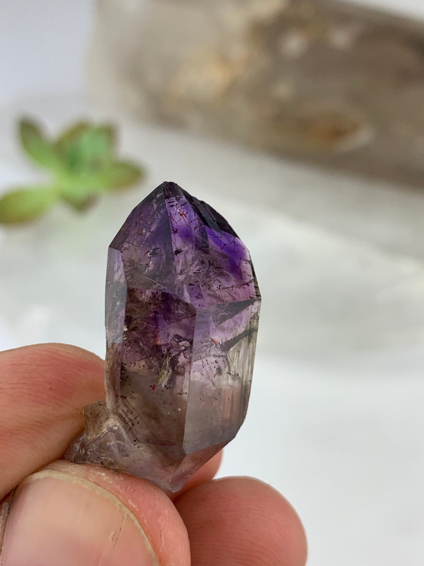Brandberg Amethyst Crystal - Aqua Man Variety - ZAM16