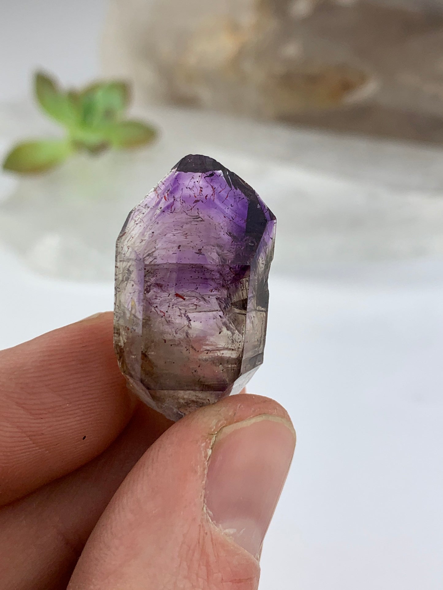 Brandberg Amethyst Crystal - Aqua Man Variety - ZAM16