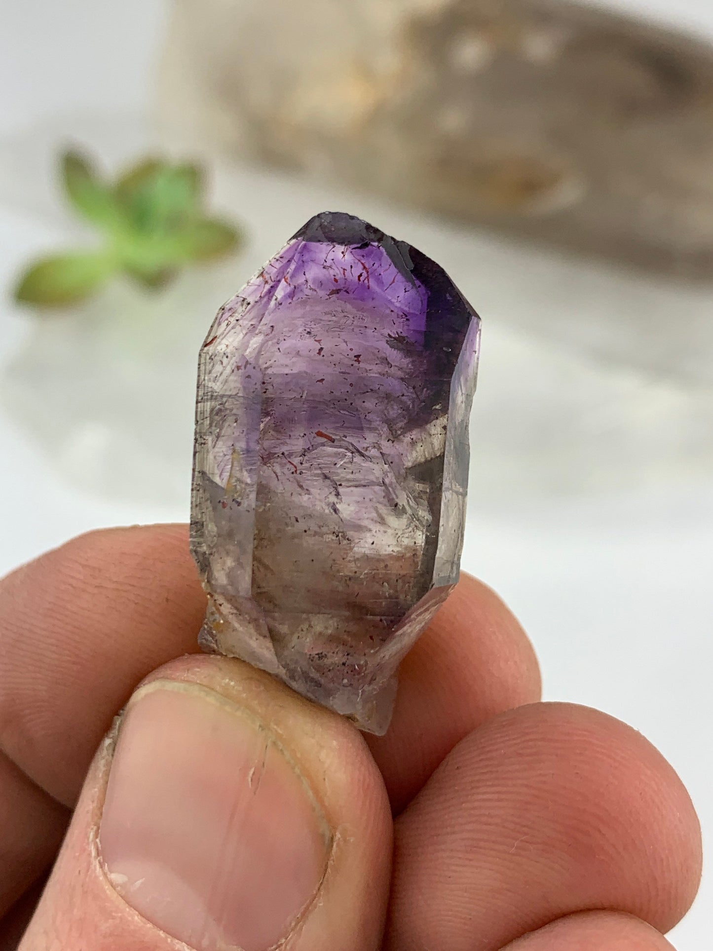 Brandberg Amethyst Crystal - Aqua Man Variety - ZAM16