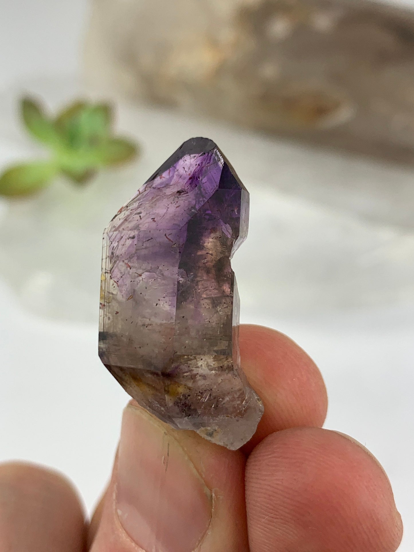 Brandberg Amethyst Crystal - Aqua Man Variety - ZAM16