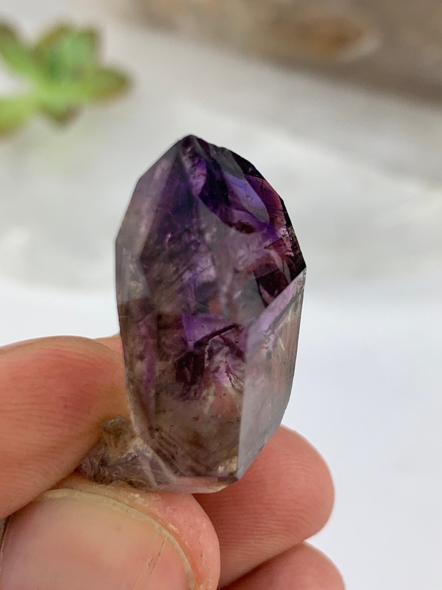 Brandberg Amethyst Crystal - Aqua Man Variety - ZAM16