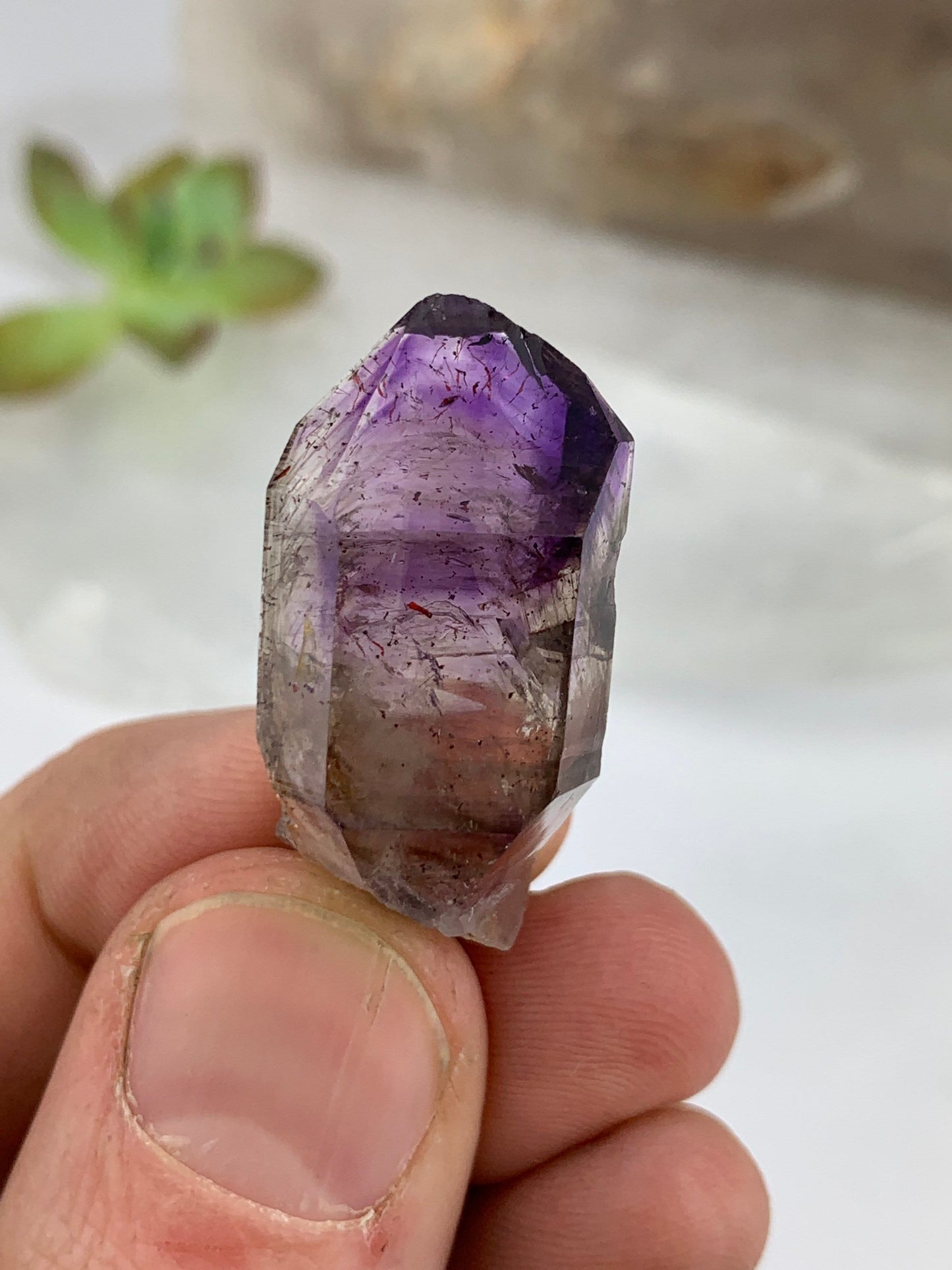 Brandberg Amethyst Crystal - Aqua Man Variety - ZAM16