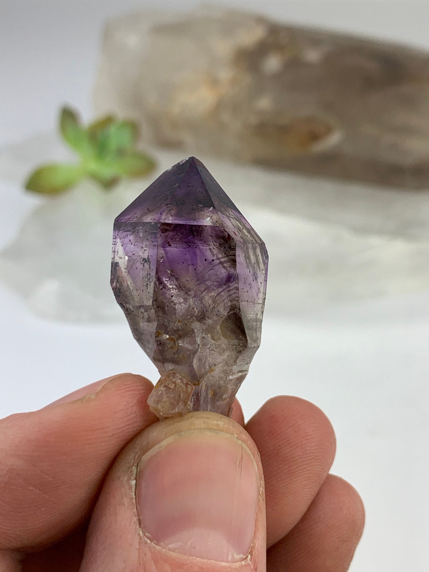 Brandberg Amethyst Crystal - Aqua Man Variety - ZAM7