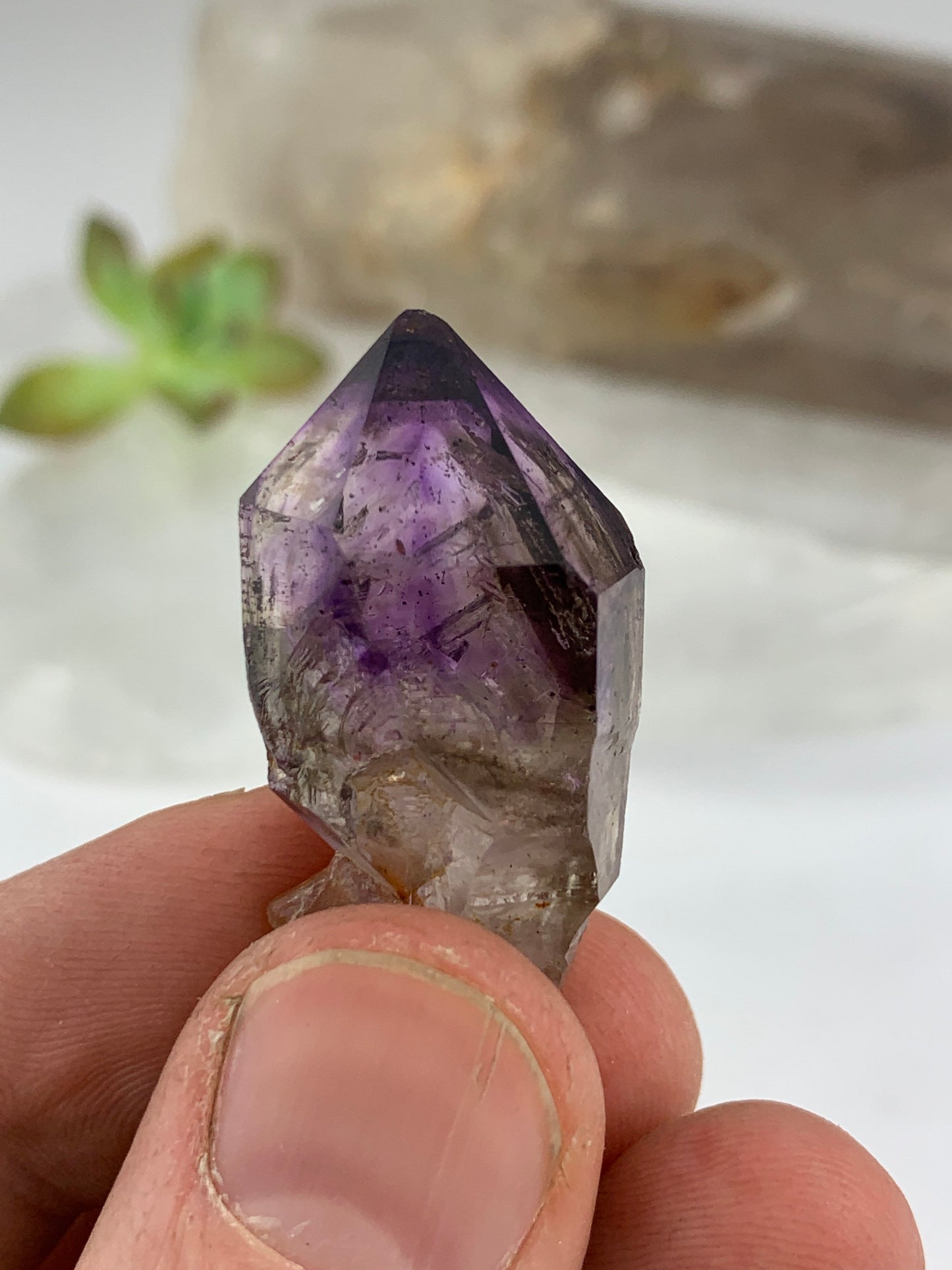 Brandberg Amethyst Crystal - Aqua Man Variety - ZAM7