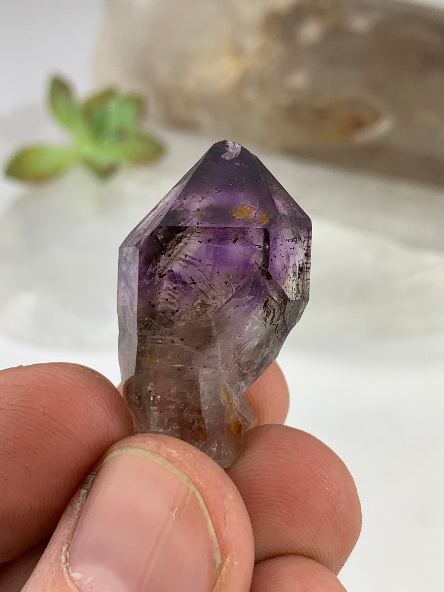 Brandberg Amethyst Crystal - Aqua Man Variety - ZAM7