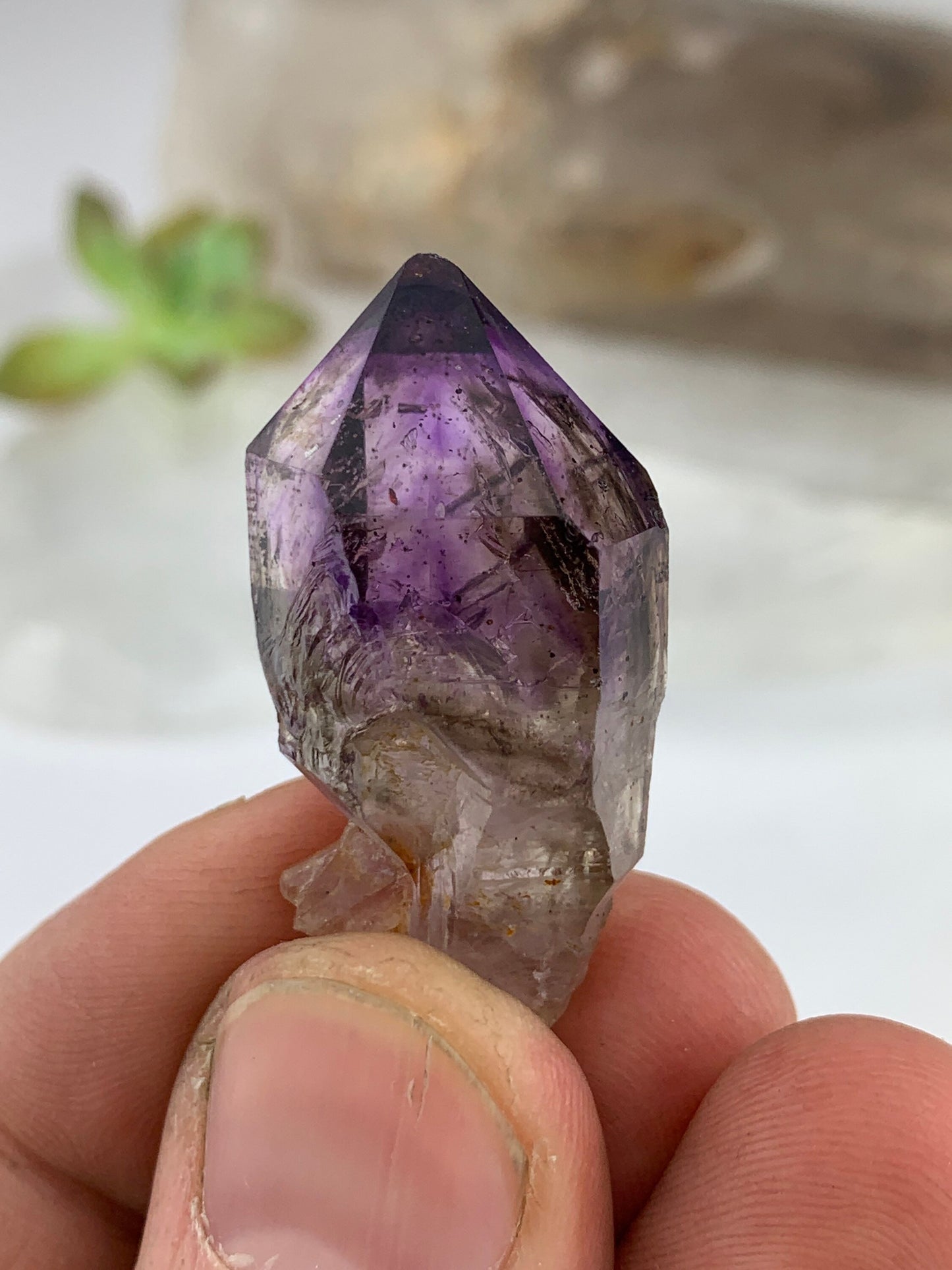 Brandberg Amethyst Crystal - Aqua Man Variety - ZAM7