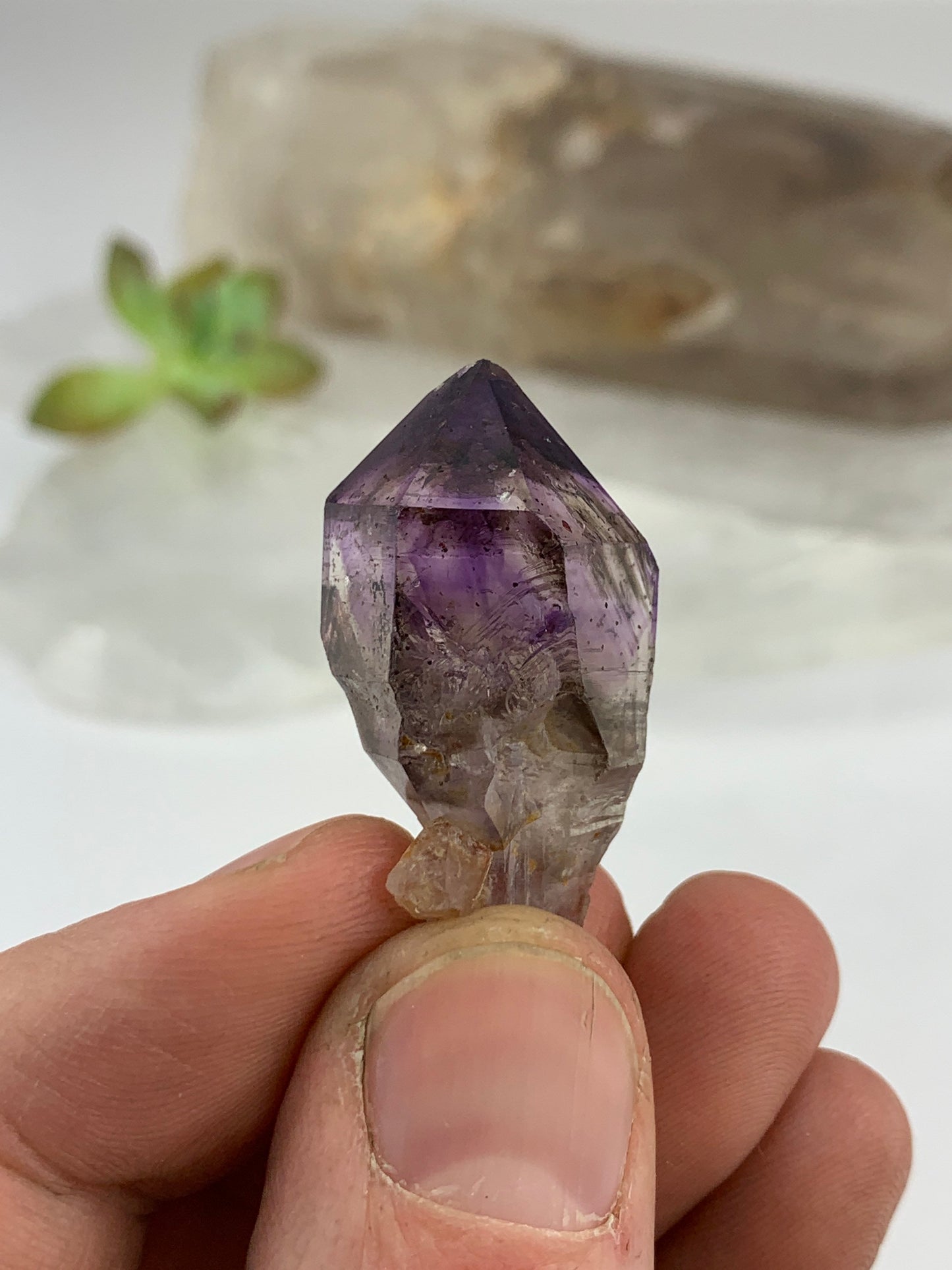 Brandberg Amethyst Crystal - Aqua Man Variety - ZAM7