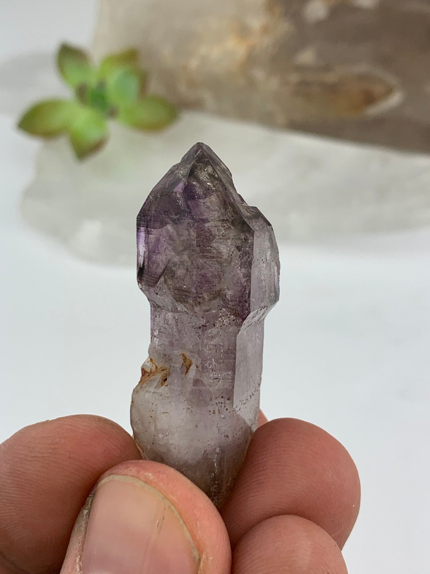 Brandberg Amethyst Crystal - Aqua Man Variety - ZAM2