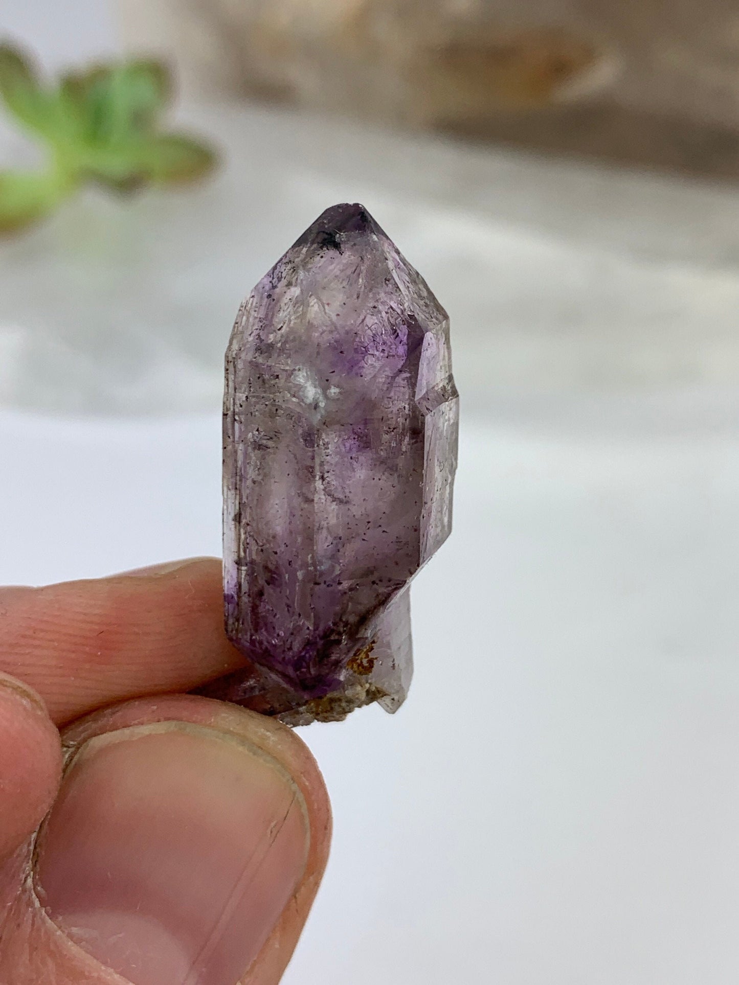 Brandberg Amethyst Crystal - Aqua Man Variety - ZAM19