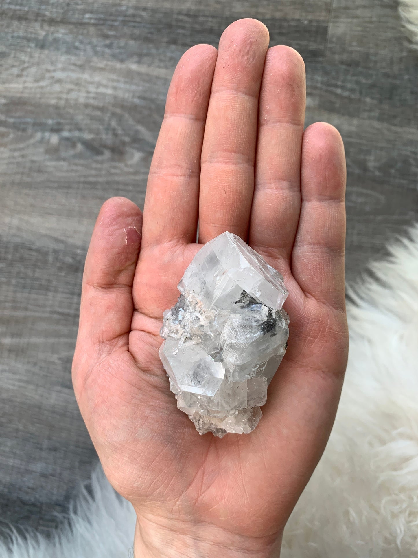 ZEOLITE CRYSTAL CLUSTER - Quartz, Apophyllite and Stillbite - Raw Natural Rough Stone - House Warming, Spiritual Gift, Energy Healing, Z35