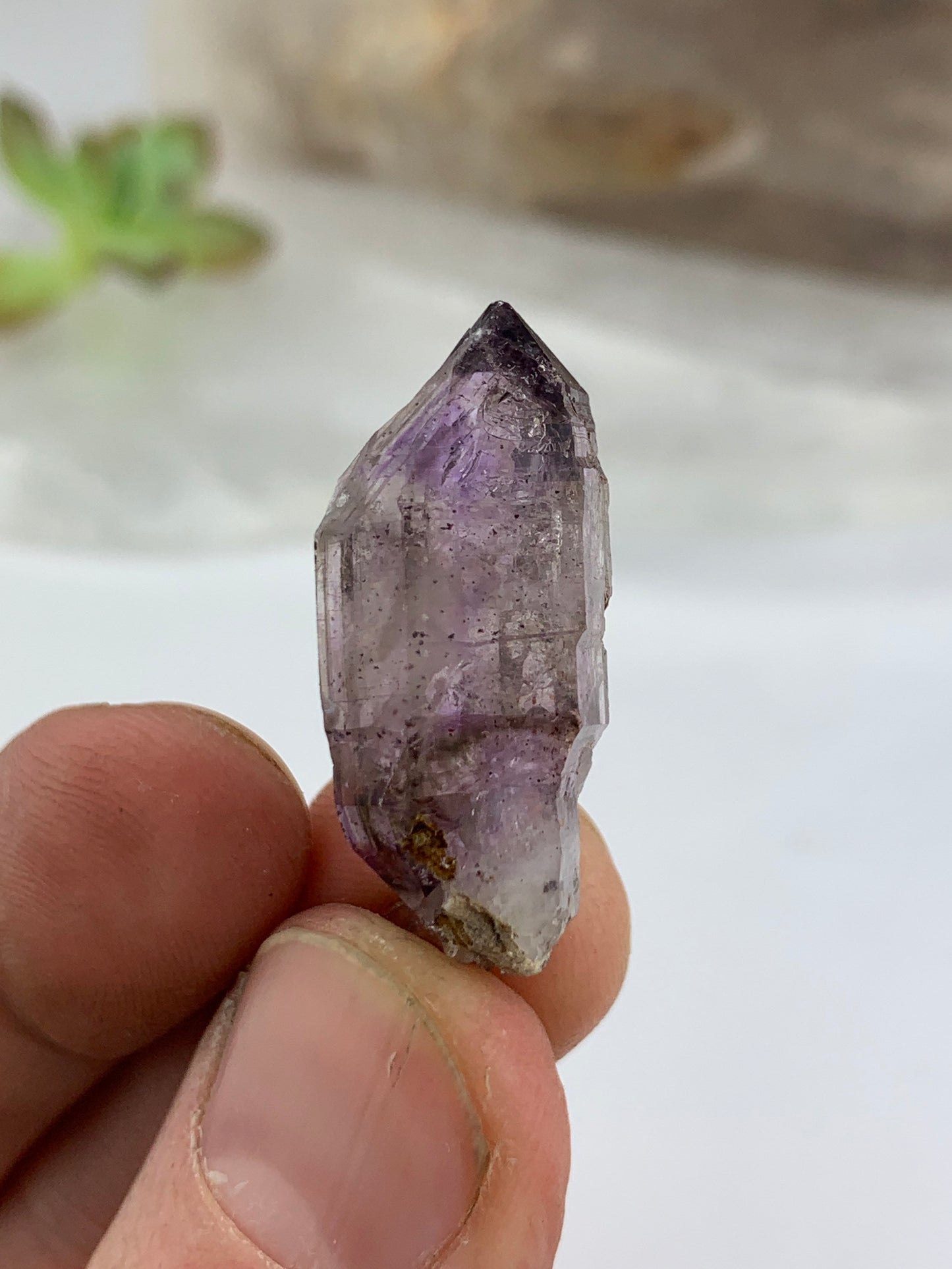 Brandberg Amethyst Crystal - Aqua Man Variety - ZAM19