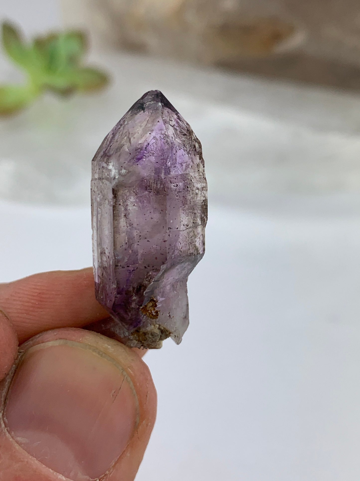 Brandberg Amethyst Crystal - Aqua Man Variety - ZAM19