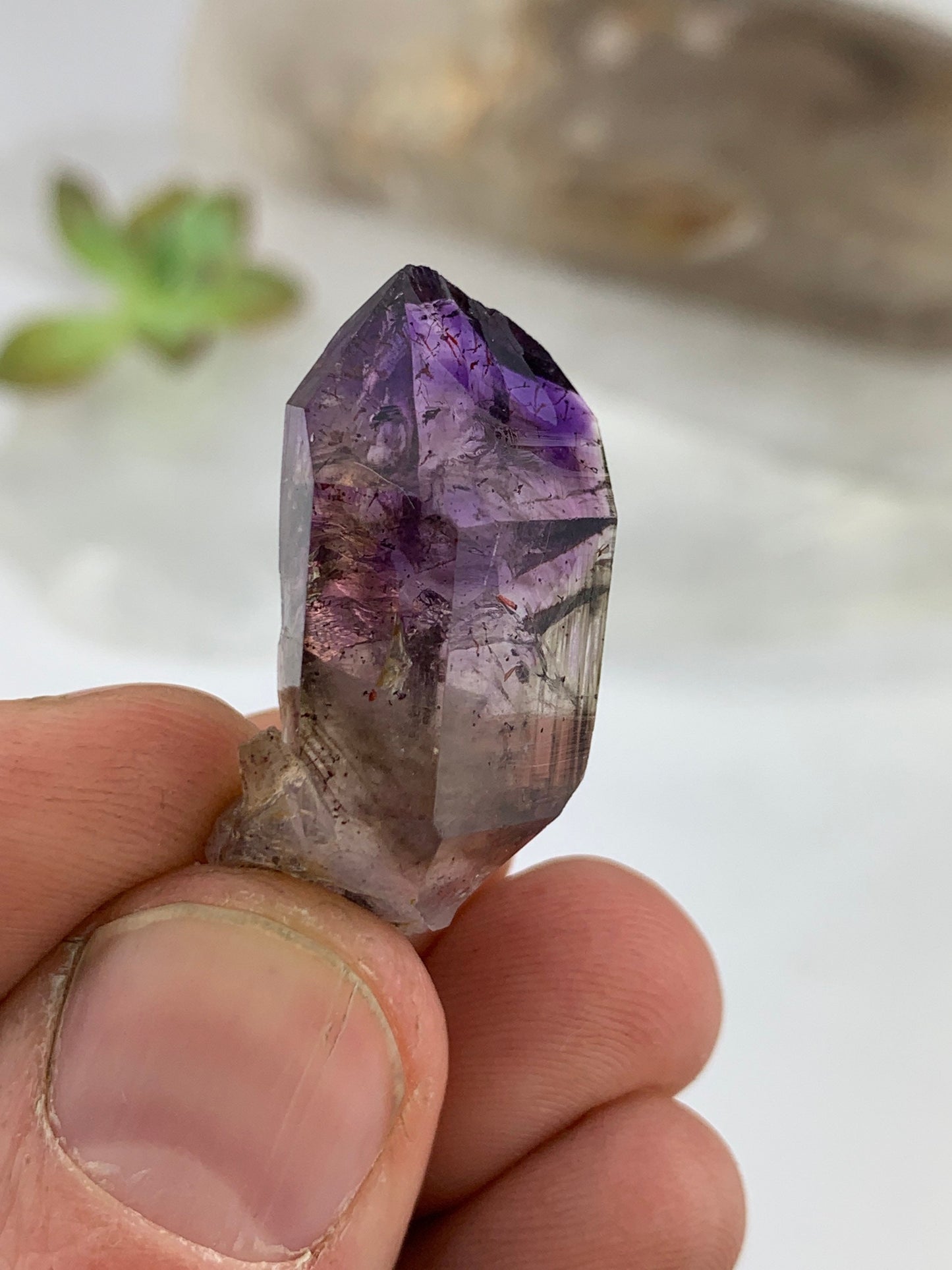 Brandberg Amethyst Crystal - Aqua Man Variety - ZAM16