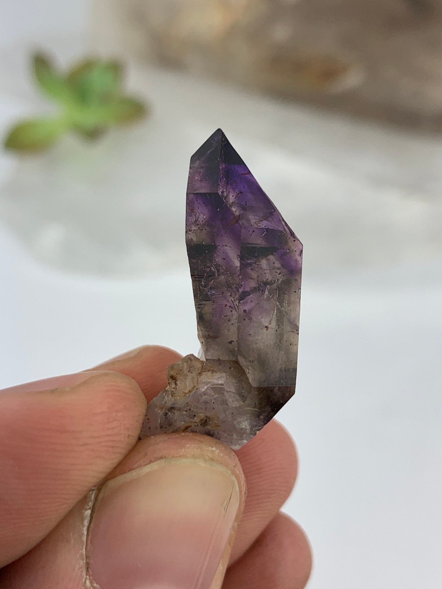 Brandberg Amethyst Crystal - Aqua Man Variety - ZAM16