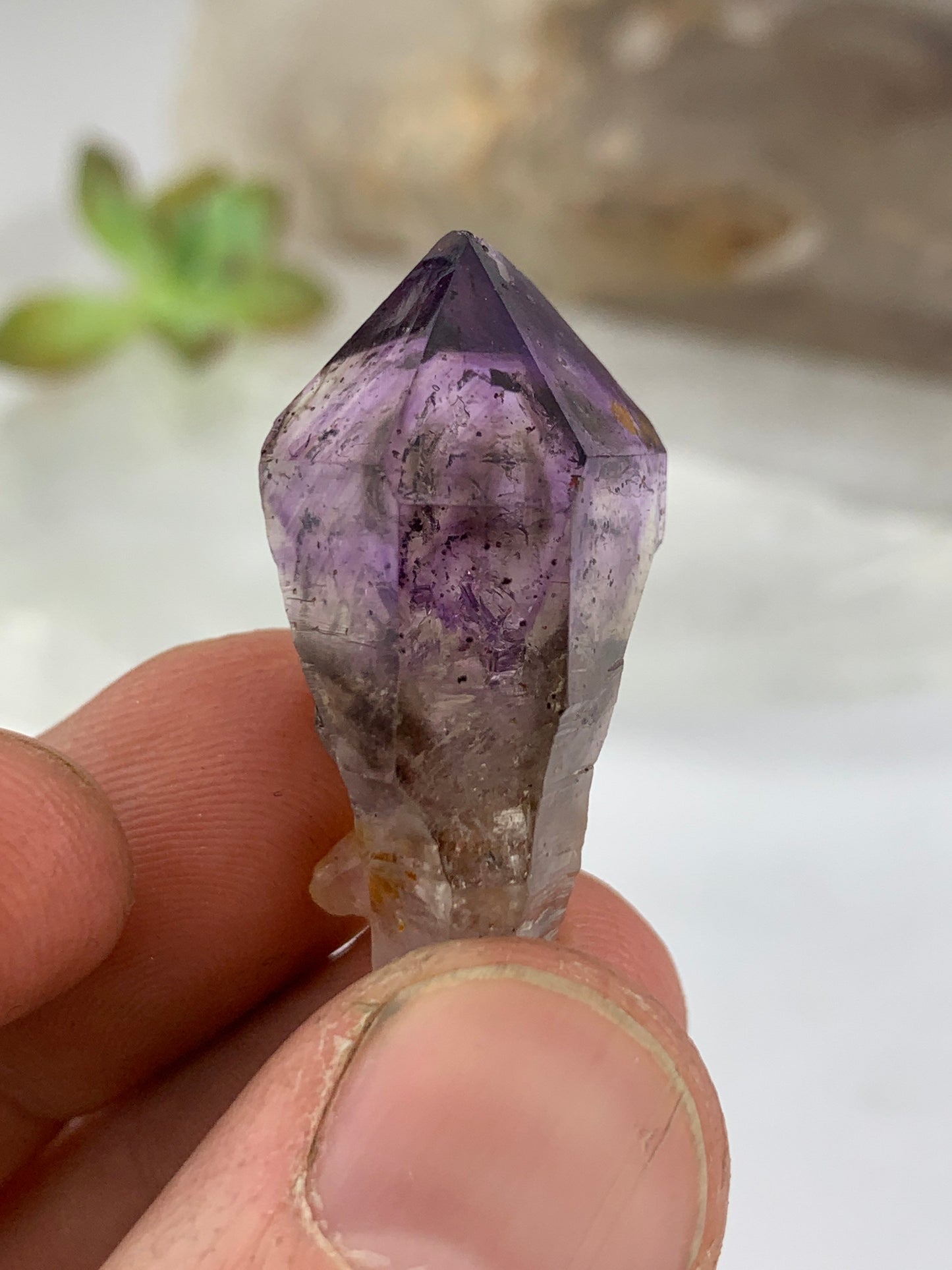 Brandberg Amethyst Crystal - Aqua Man Variety - ZAM7