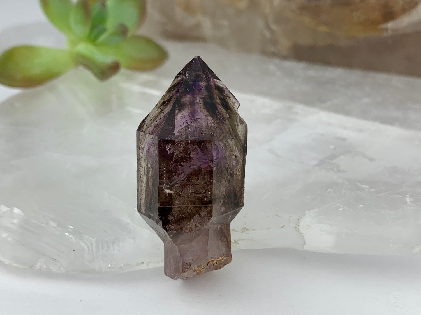 Brandberg Amethyst Crystal - Aqua Man Variety - ZAM6