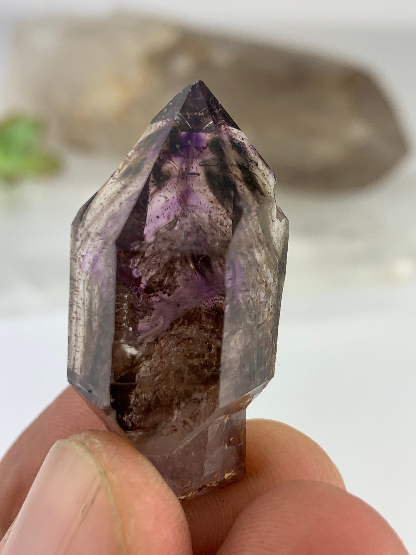 Brandberg Amethyst Crystal - Aqua Man Variety - ZAM6