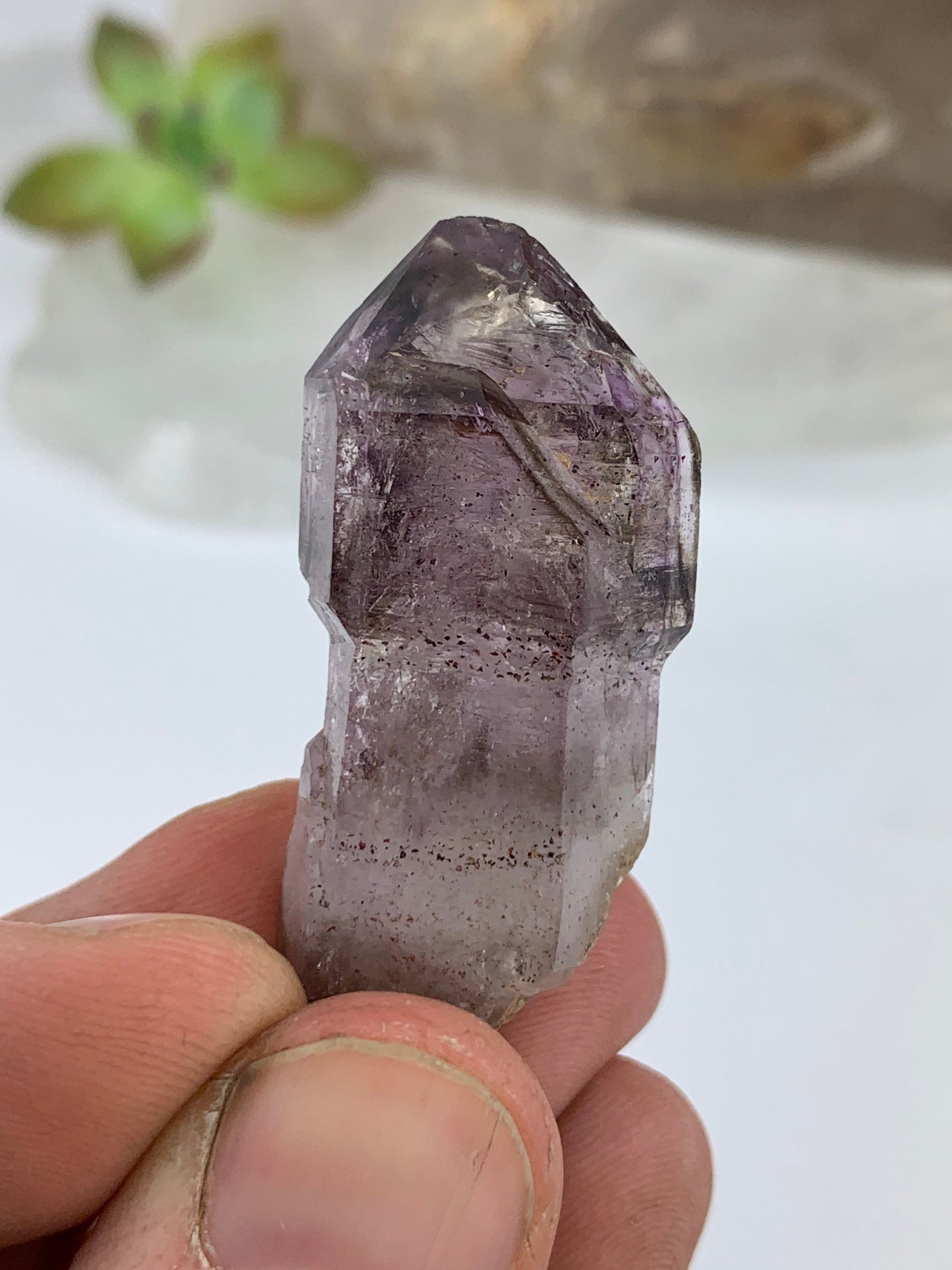 Brandberg Amethyst Crystal - Aqua Man Variety - ZAM2