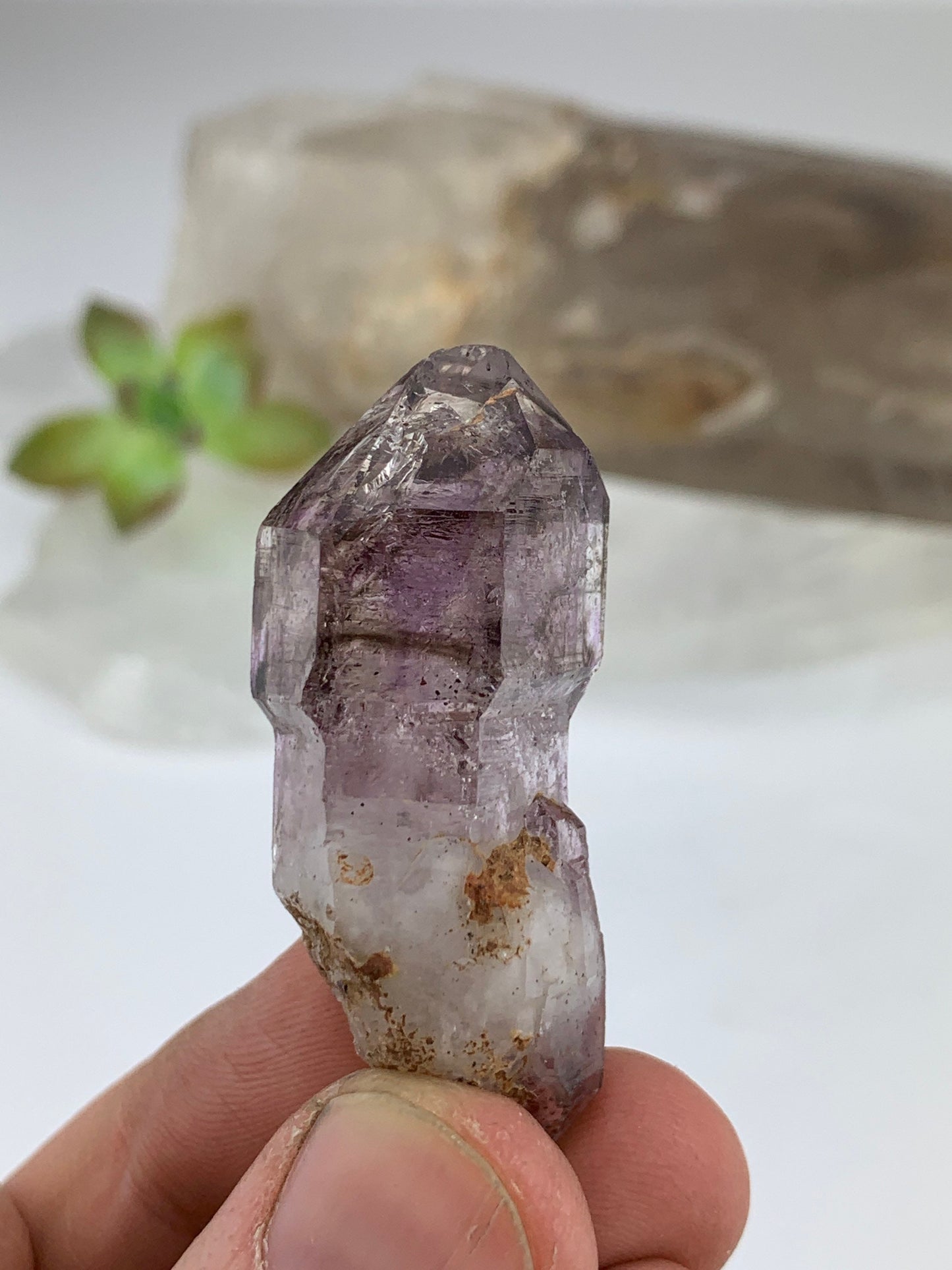 Brandberg Amethyst Crystal - Aqua Man Variety - ZAM2