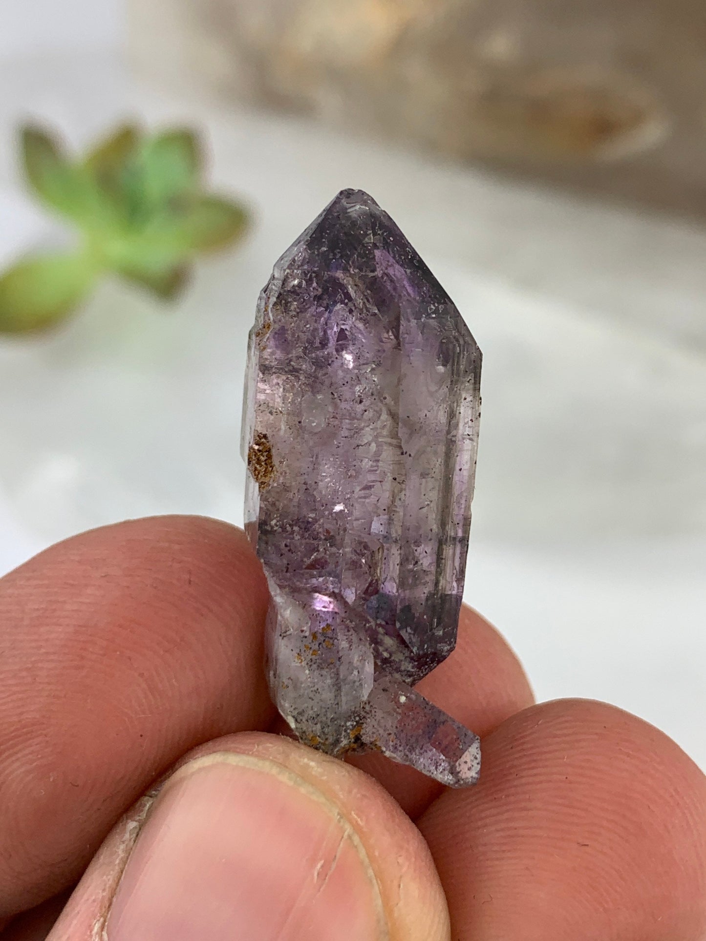 Brandberg Amethyst Crystal - Aqua Man Variety - ZAM19