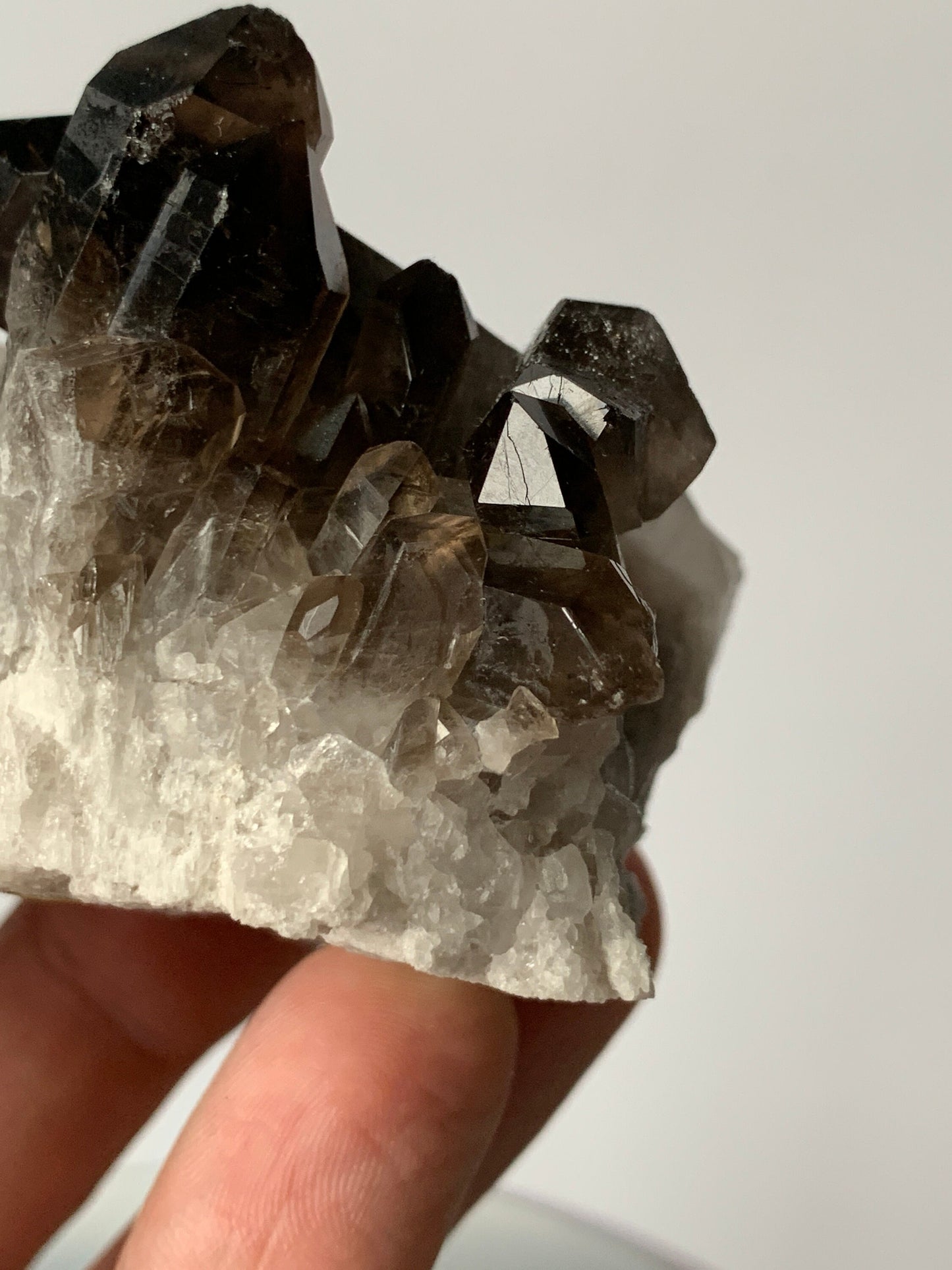 SMOKY QUARTZ Crystal Cluster - Raw Natural Rough Stone - Reiki, House Warming, Spiritual Gift, Chakra Energy Healing, SM8