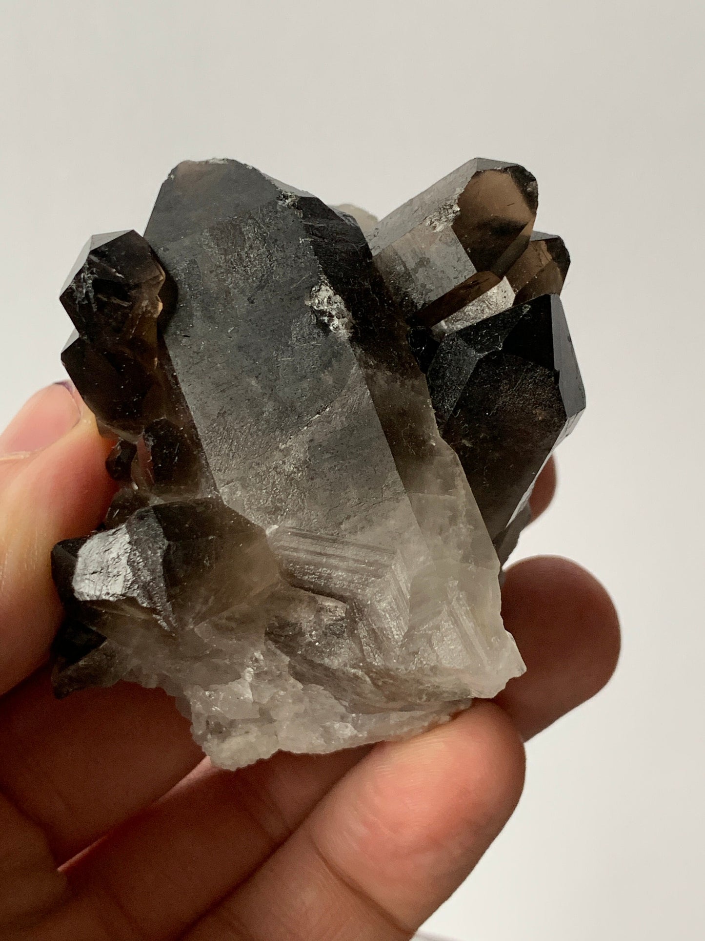 SMOKY QUARTZ Crystal Cluster - Raw Natural Rough Stone - Reiki, House Warming, Spiritual Gift, Chakra Energy Healing, SM8