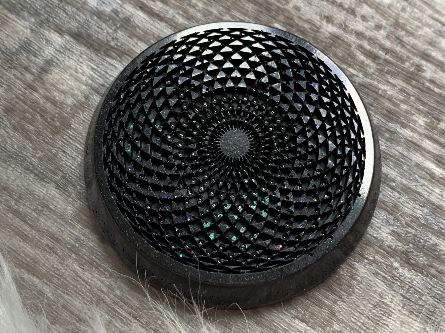 Black Torus Orgonite Pocket Piece