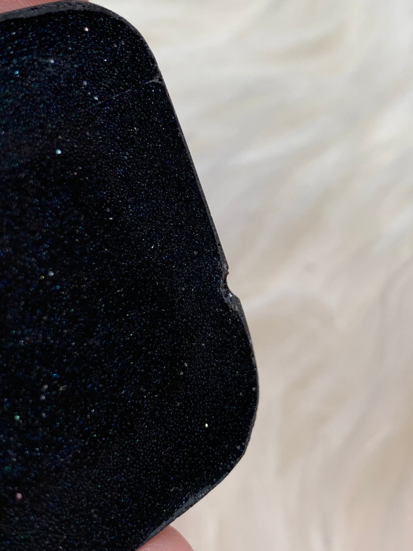 Black Skinny Orgonite Block / Mini Plate