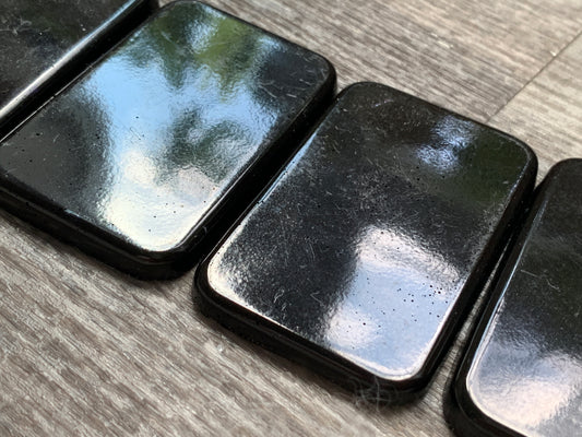 Black Skinny Orgonite Block / Mini Plate