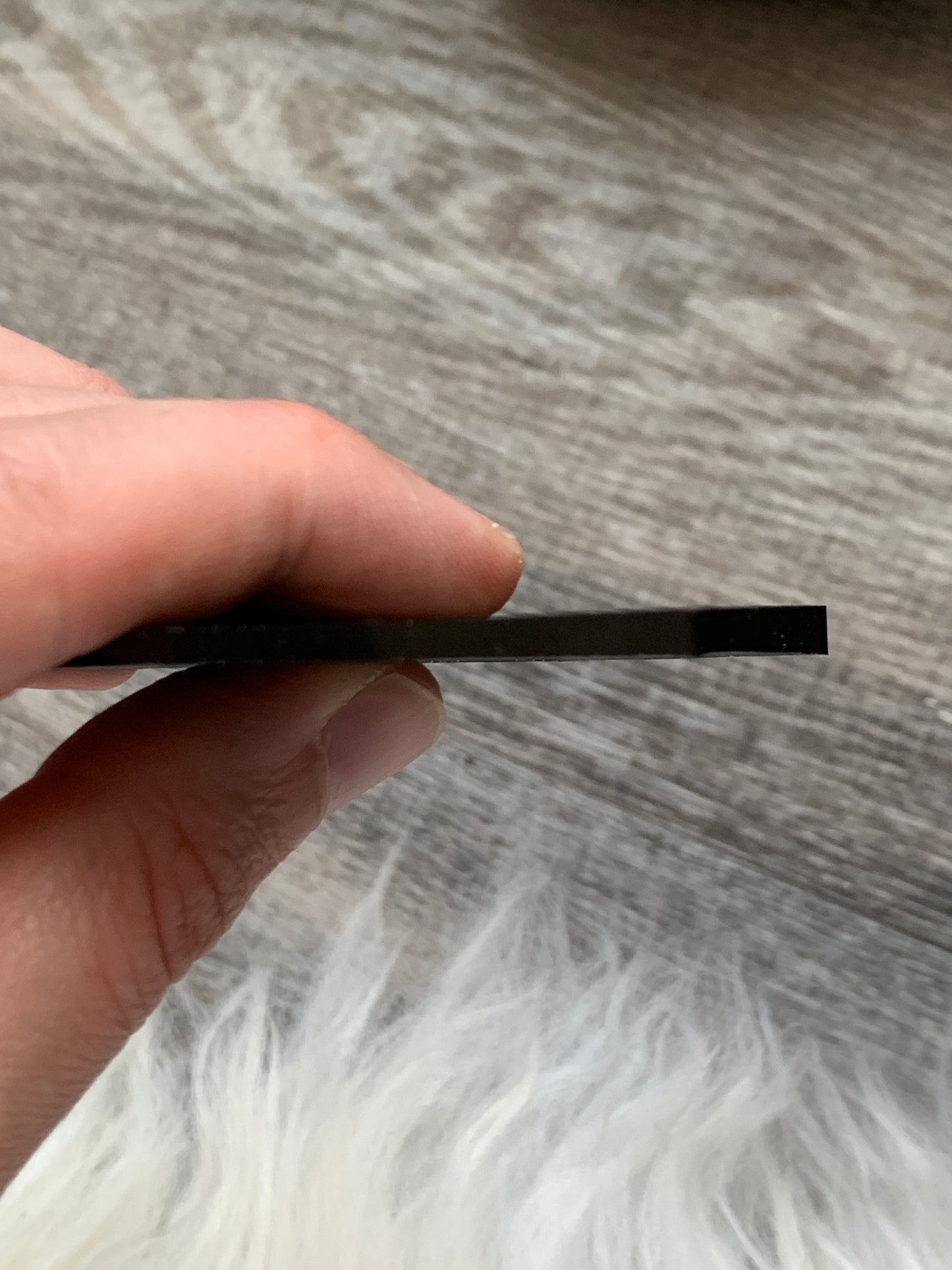 Black Hexagon Mini Plate