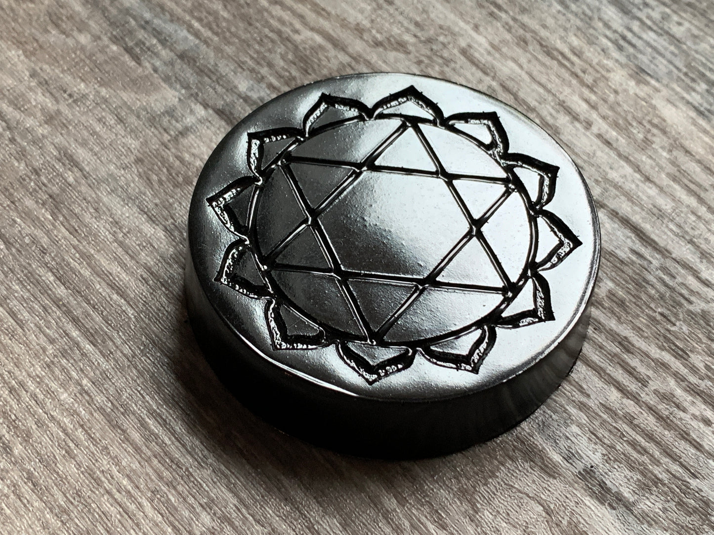 Black Heart Chakra Orgonite Towerbuster