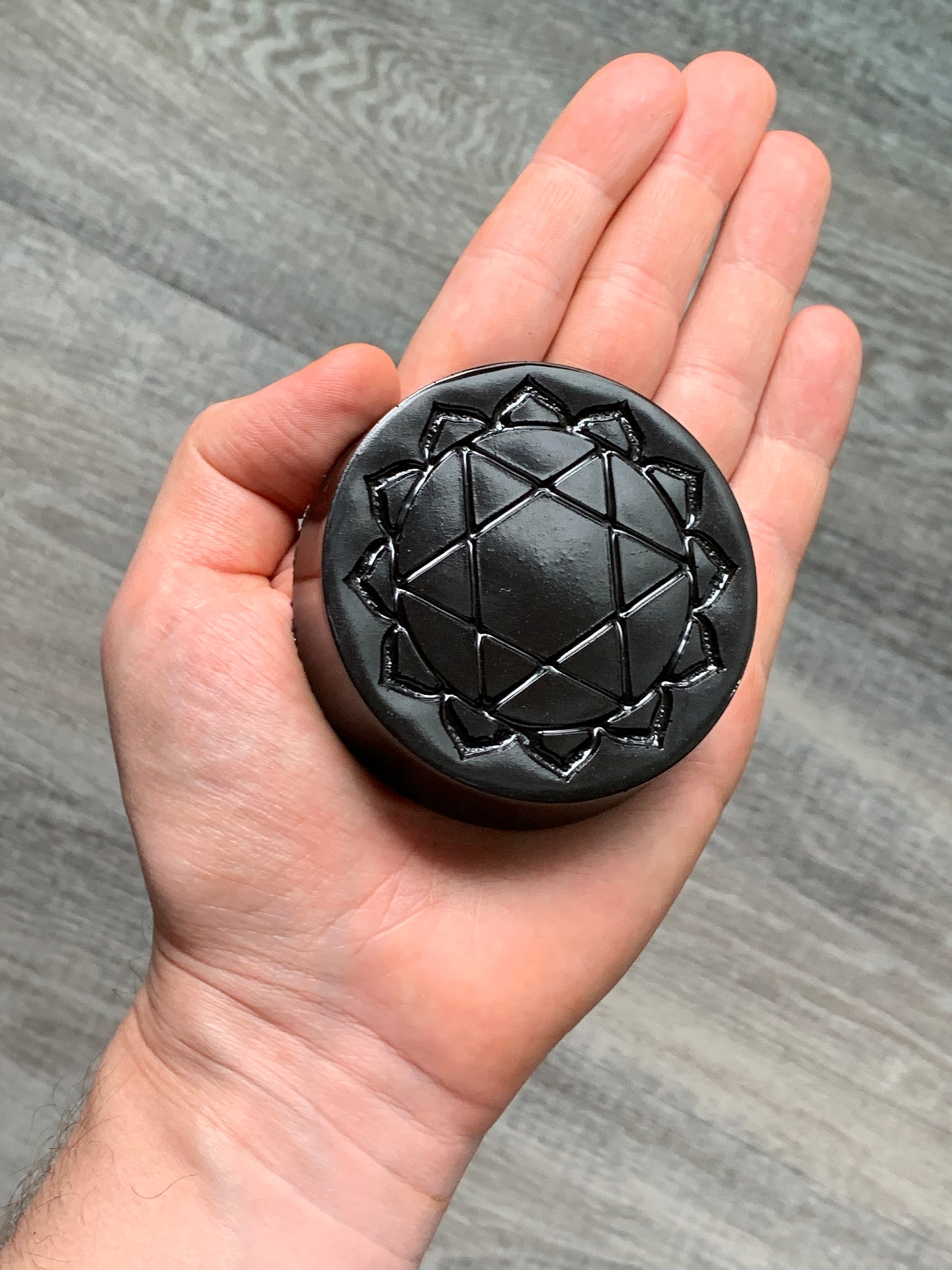Black Heart Chakra Orgonite Towerbuster