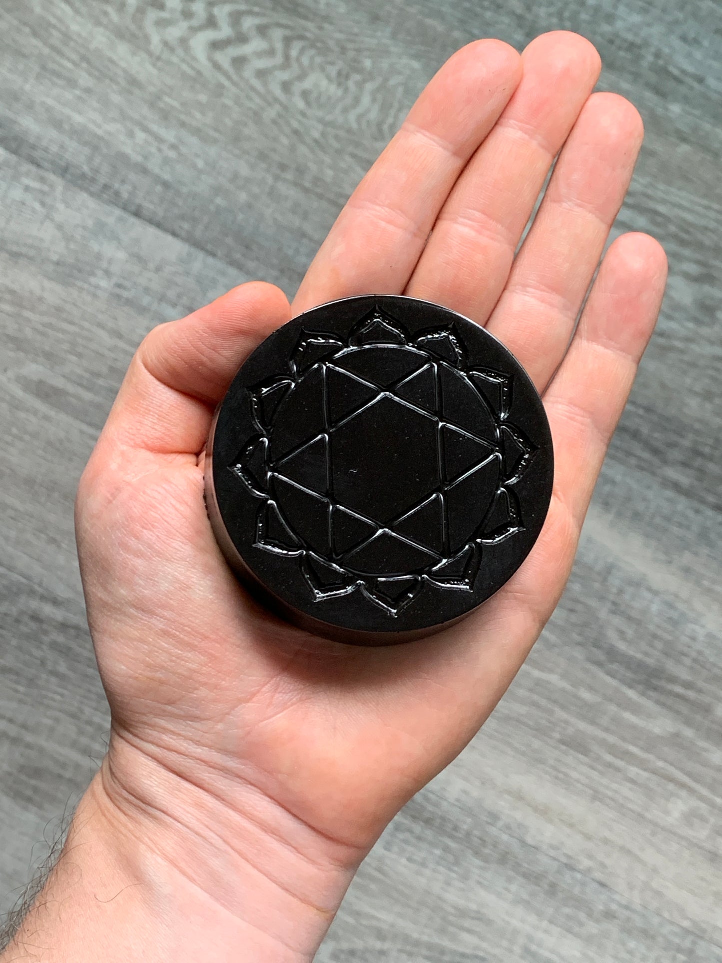 Black Heart Chakra Orgonite Towerbuster