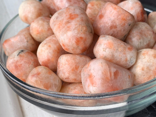 Tumbled SUNSTONE Crystals - Polished Sun Stone Crystal