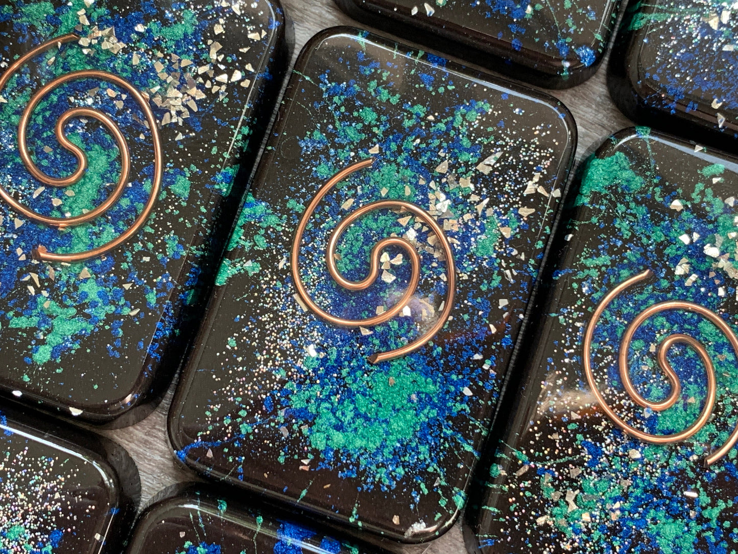Orgonite® Cell Phone EMF SHIELD with Copper Spiral